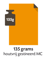 135 grams houtvrij gesatineerd MC 