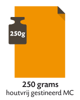 250 grams houtvrij gesatineerd MC 